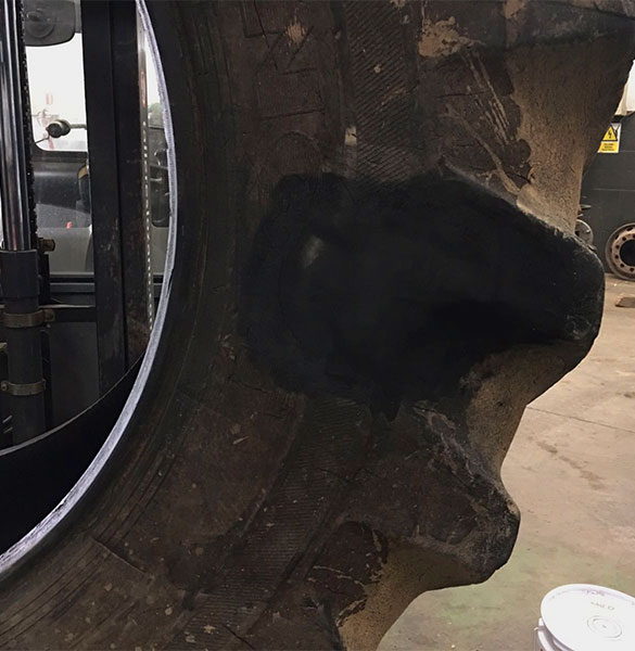 Reparación y vulcanizado de cubiertas agrícolas